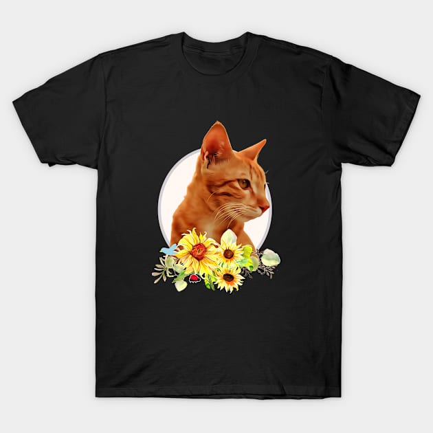 Beautiful cute cat T-Shirt by mobilunik